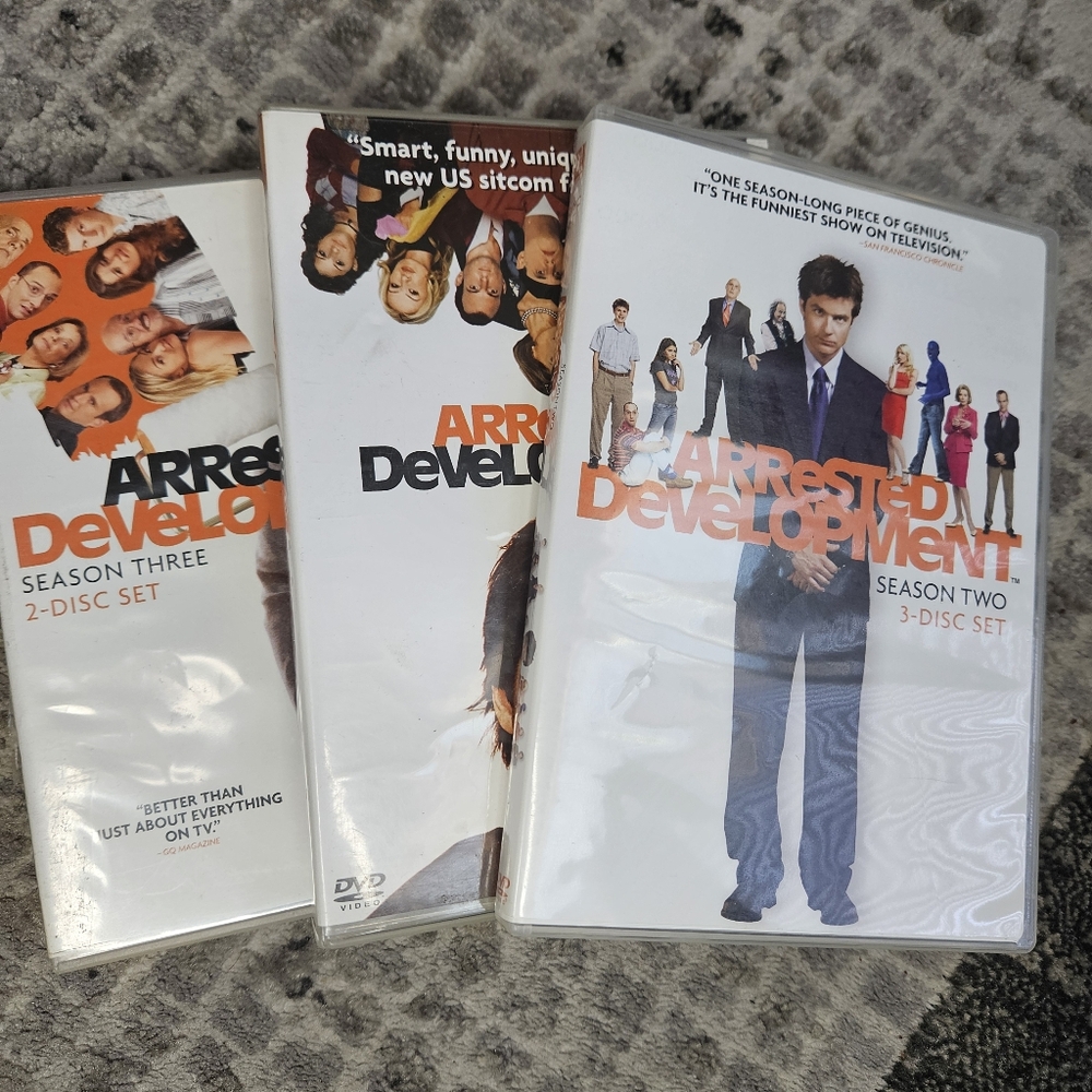 Arrested Development DVD Season 1, 2, 3 (1-3) 20th Century Fox TV Series